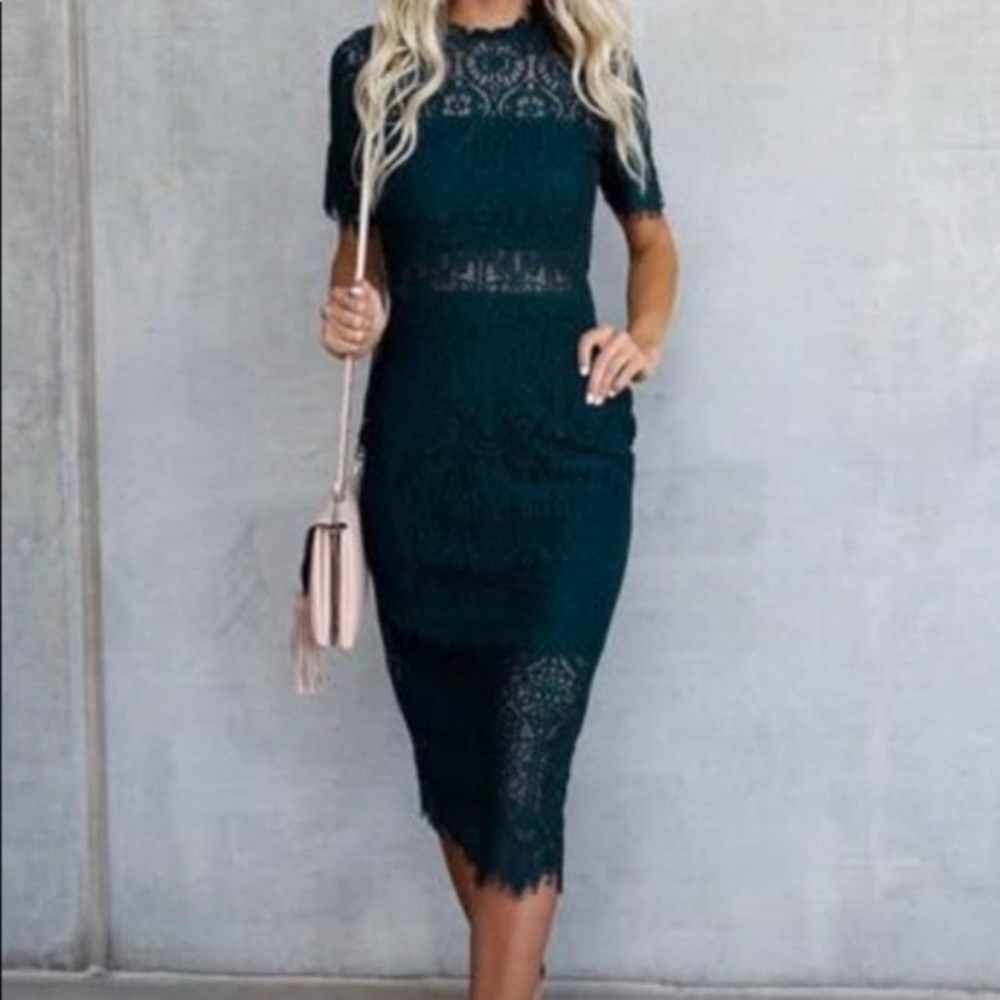 Vici Lace Midi Dress